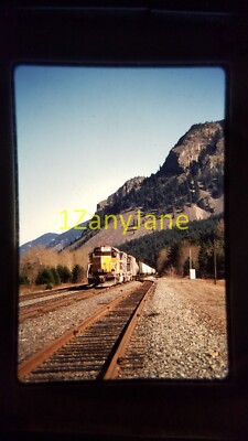 PD19 ZUG LOKOMOTIVE 35MM SLIDE UNITED PACIFIC 3486, WYETH, ODER 1996