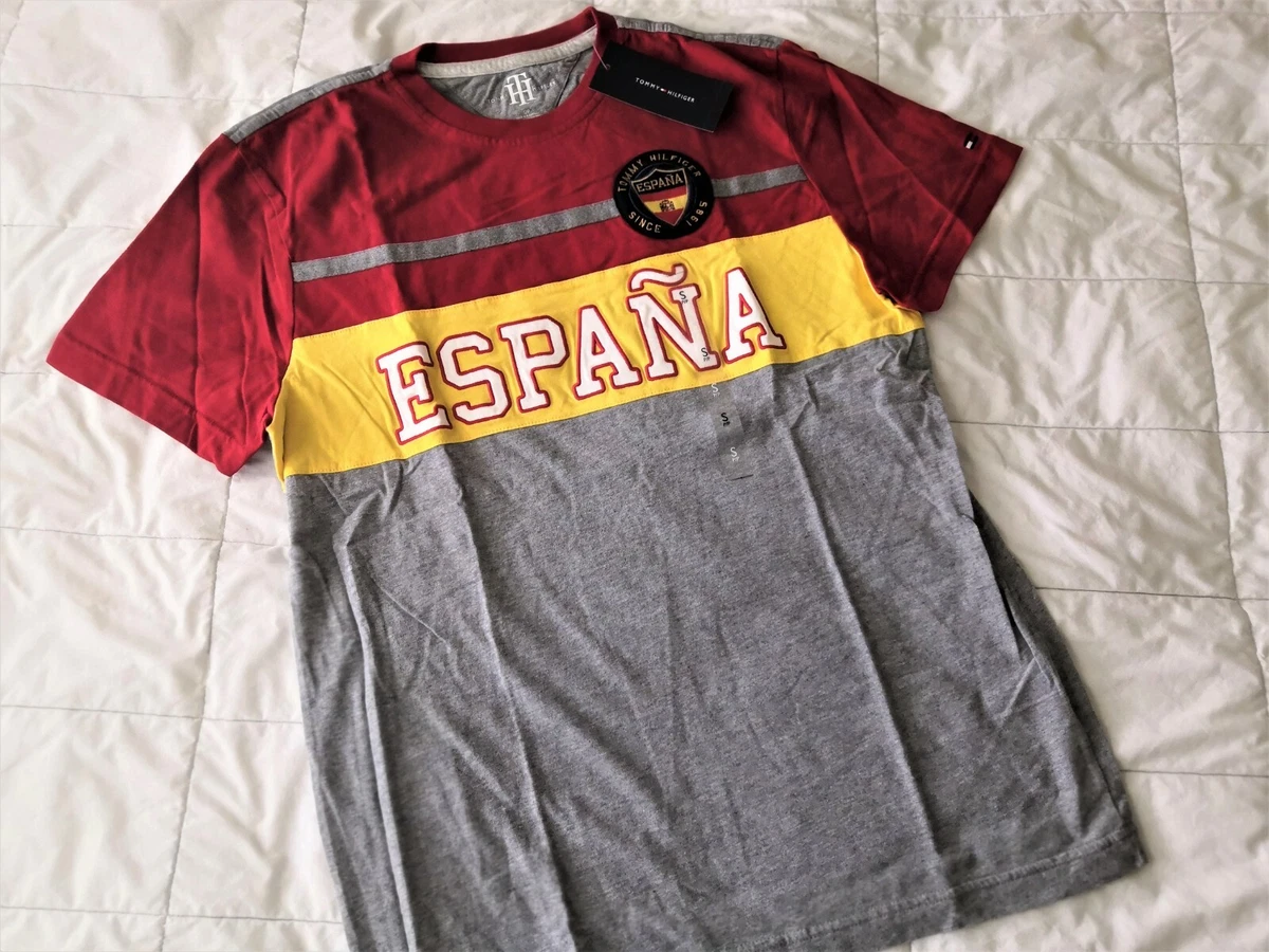 Tommy Hilfiger Espana Spain Men&#039;s Patch Custom T SM | eBay