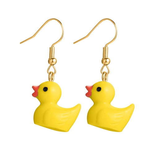 Fashion Cartoon Animal Cute Duck Earrings For Women Jewelry Gifts - Picture 4 of 20