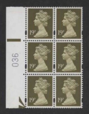 w20 GB HARRISON OFPP & OFNP + YELLOW BAND Warrant 19p CB - 036 MNH **++++