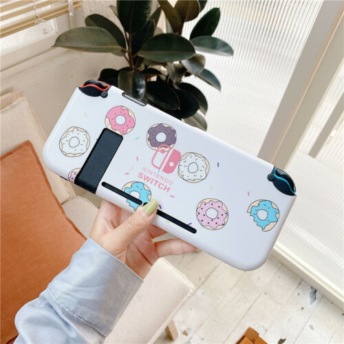 Cute cartoon Donuts Dockable Thin Hard Case Cover for Nintendo Switch lite shell - Picture 1 of 9