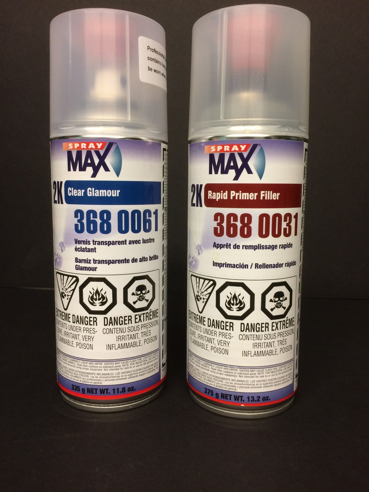 White Spray Paint SprayMax 2K Glamour High Gloss Aerosol Clear - Foto 13