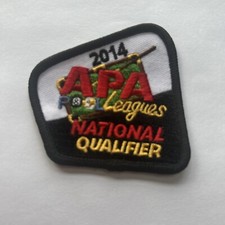 APA Leagues American Poolplayers Pool NATIONAL QUALIFIER Patch Never used 2014