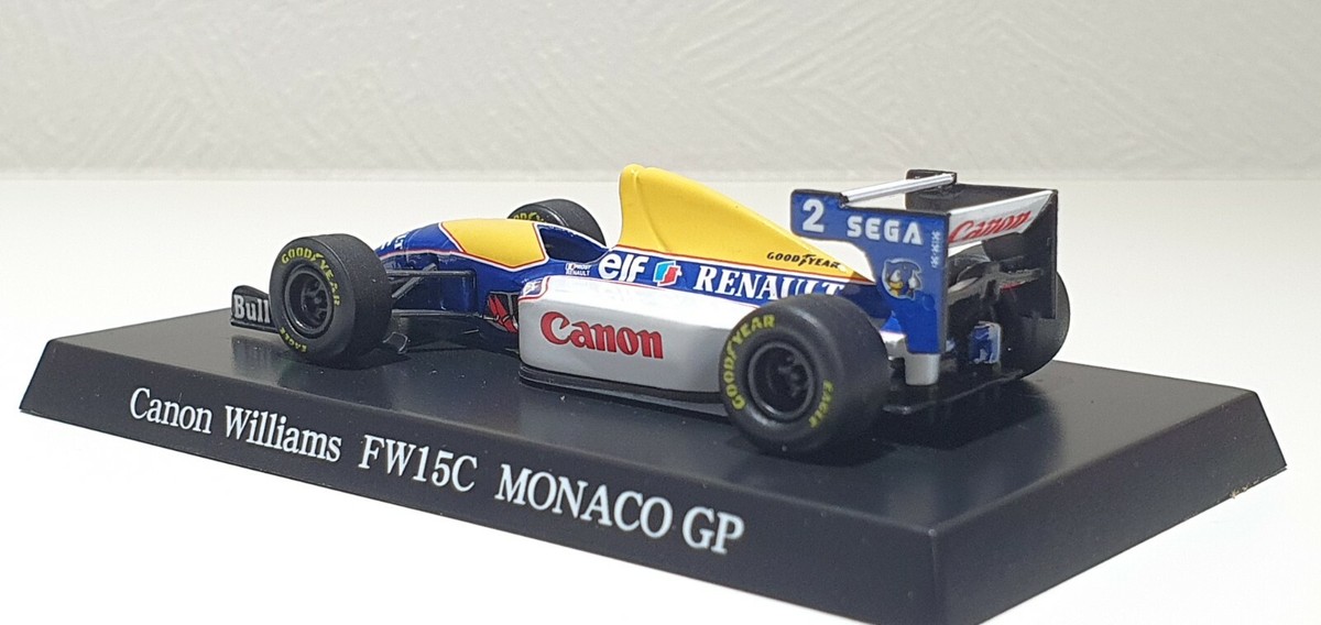 1/64 Aoshima Williams F1 1993 FW15c MONACO #2 ALAIN PROST diecast