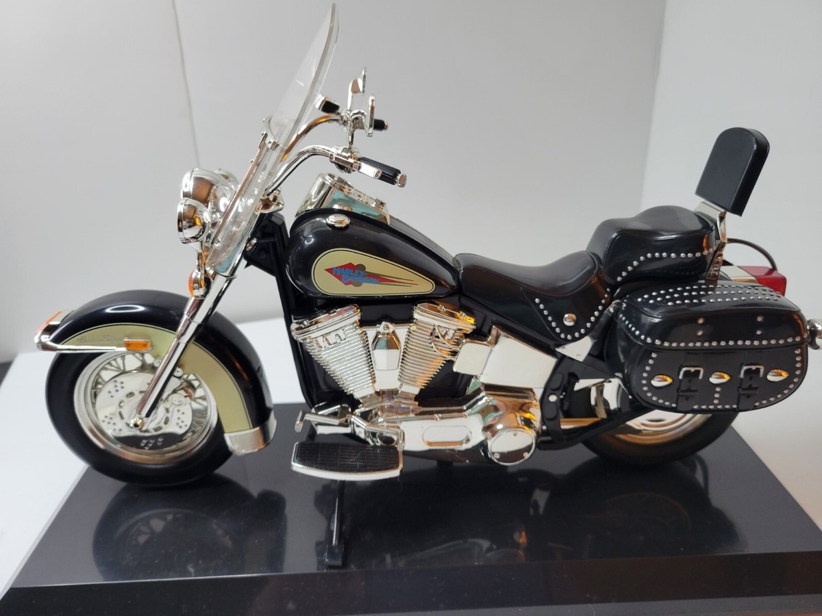 Harley Davidson Heritage Black Softail Motorcycle Telephone