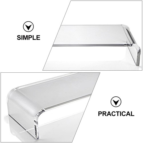 Schreibtisch Riser Regal Multimedia-Desktop-Ständer Flach Bildschirm Tv Riser - Bild 9 von 12