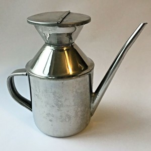 Progressive International Small Sleek Silver Metal Mini Watering