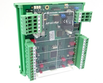 IS INTERSCHALT API 6/3 Plus Analog PT100 Input Eingang F102004A Steinsohn UNUSED