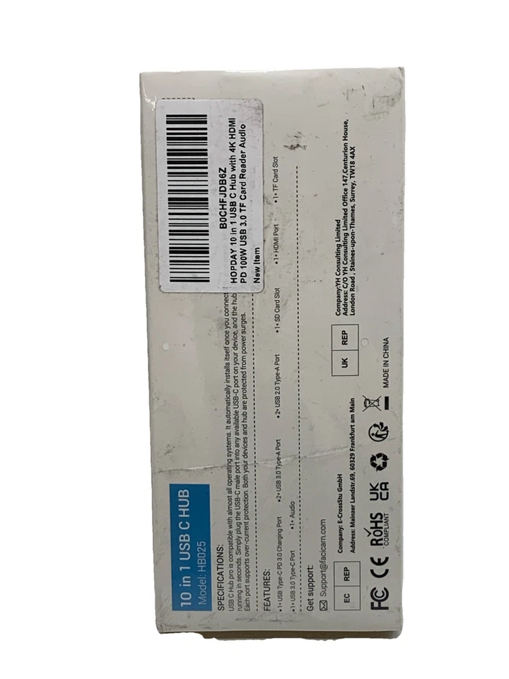 Hyper HyperDrive HB025 Dual 4K HDMI 10-in-1 USB-C Hub for MacBook Pro/Air, iMAC - Image 2 of 4