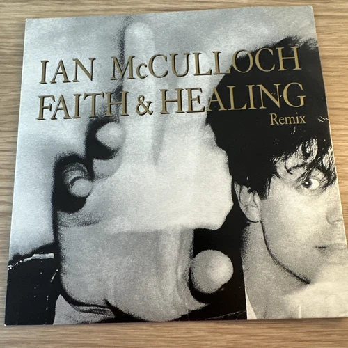 IAN MCCULLOCH FAITH AND HEALING (Remix) 7" Single P/S WEA YZ436 Echo Bunnymen