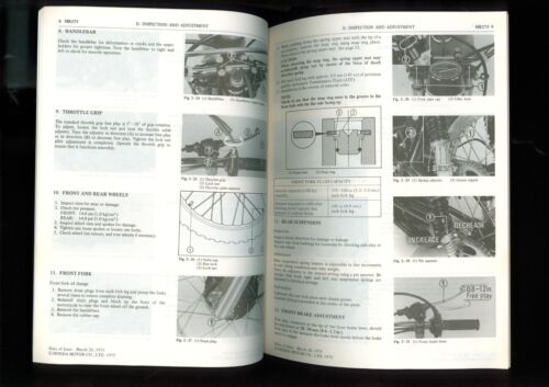 Honda MR175 Elsinore (75-77) Werkstatthandbuch Service Reparaturbuch MR 175 FH96 - Bild 6 von 18