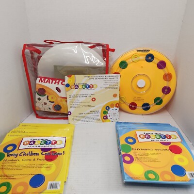 Learning Palette Kindergarten Math Center Kit Homeschool Base + Questions