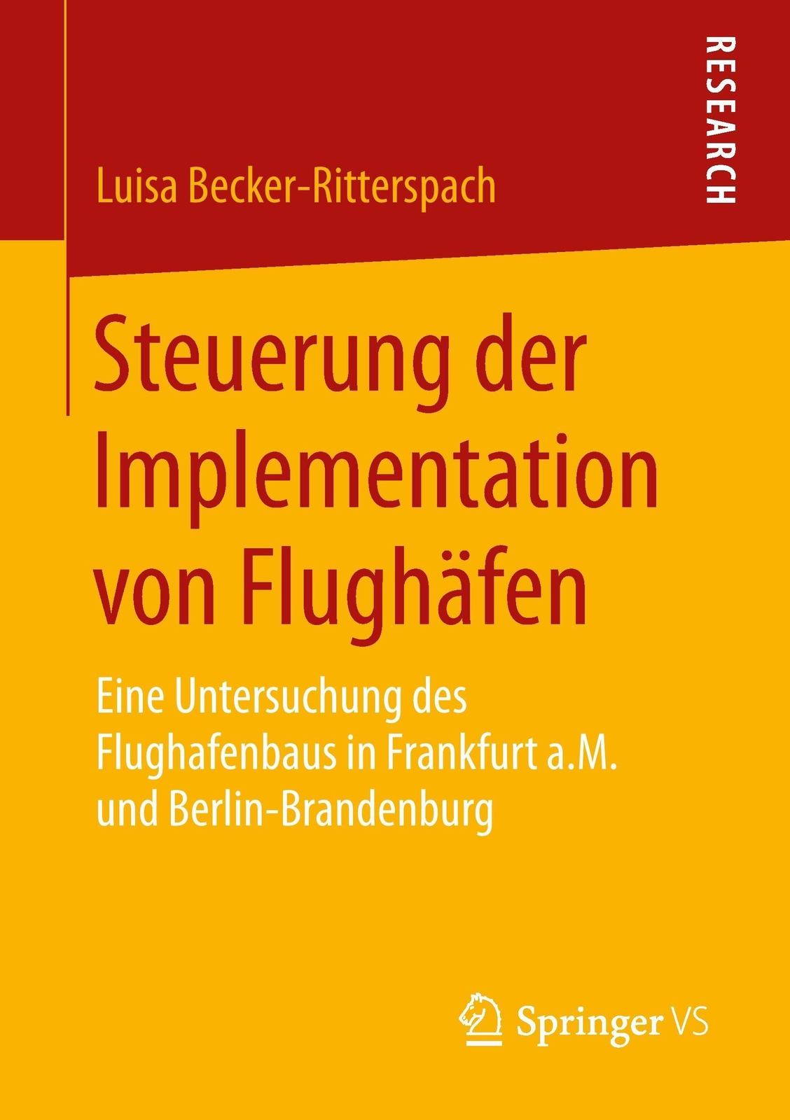 Steuerung Der Implementation Von Flughäfen | Luisa Becker-ritterspach