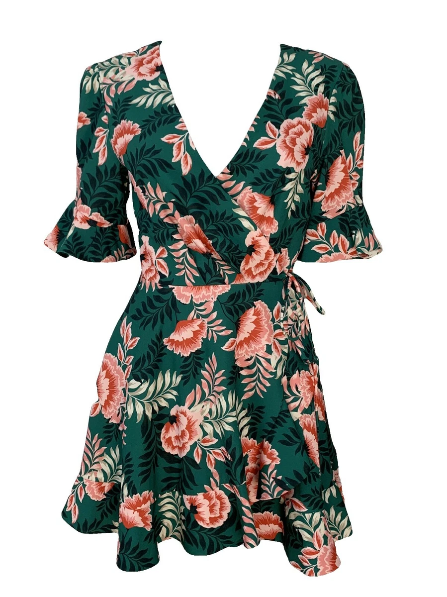 Finders keepers top songbird wrap dress