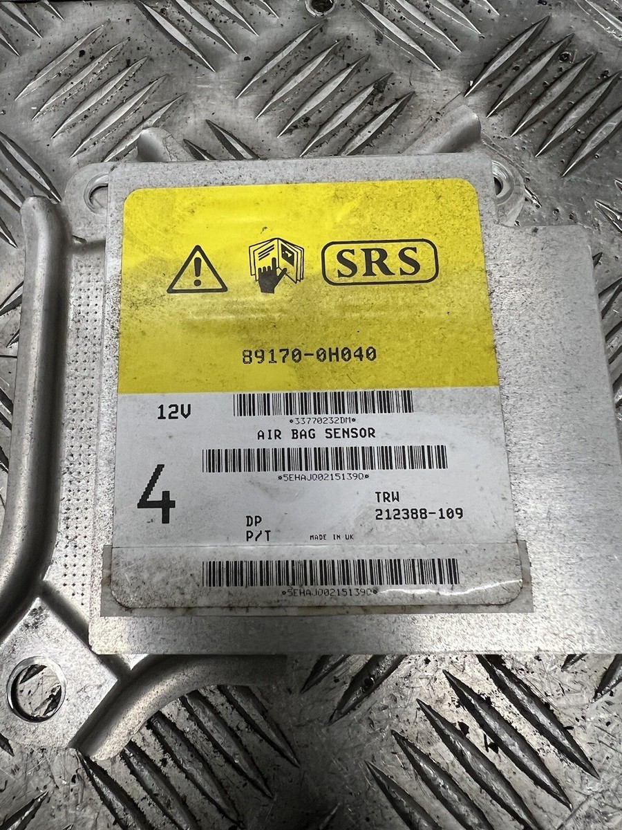 Calculateur Airbag SRS Pour Peugeot 107 / Citroën C1 / Toyota Aygo - Réf. 89170-0H040, Occasion