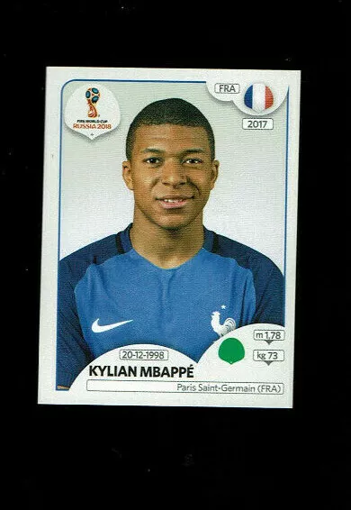 Figurinhas Copa Do Mundo 2018 Mbappé