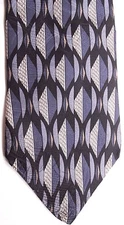 Mark Alexander Men's Silk Tie 56" X 4" Multi-Color Geometric