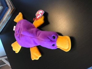 purple platypus beanie baby