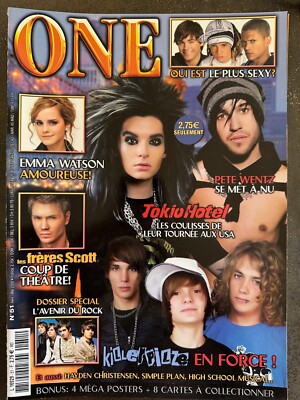 Magazin One Nr. 51, Tokio Hotel, Les Frères Scott, Simple Plan, Fall Out Boy