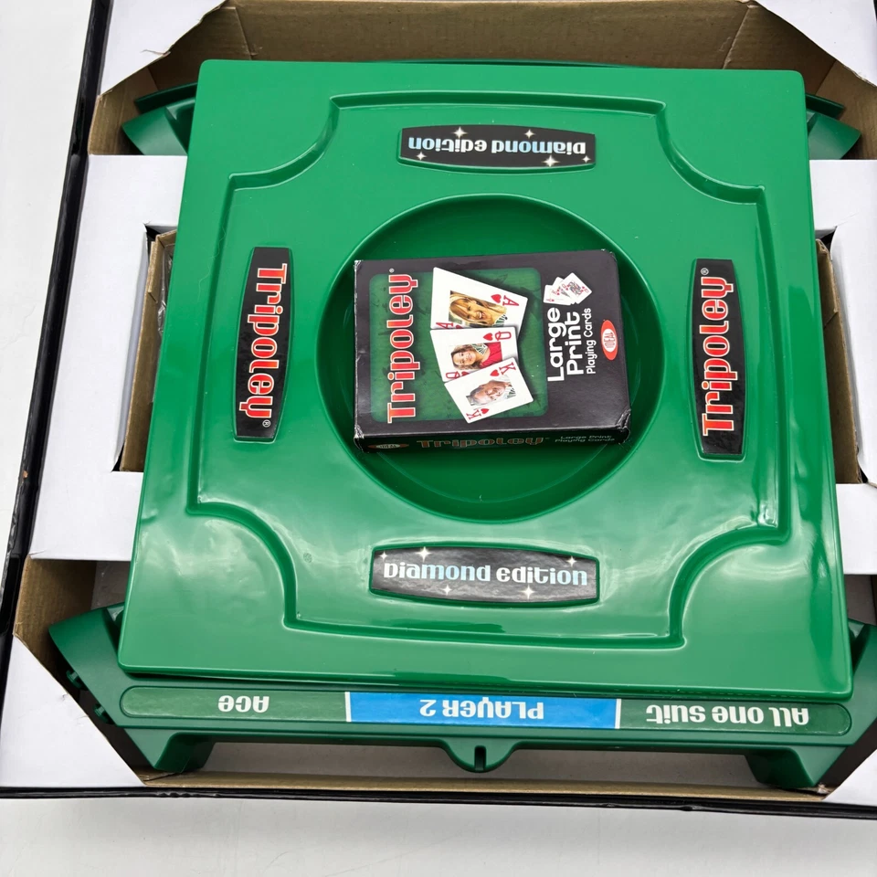 Tripoley Diamond Edition 完整 Ideal 2010 Rummy Hearts 扑克 — 第 4/4 张图片