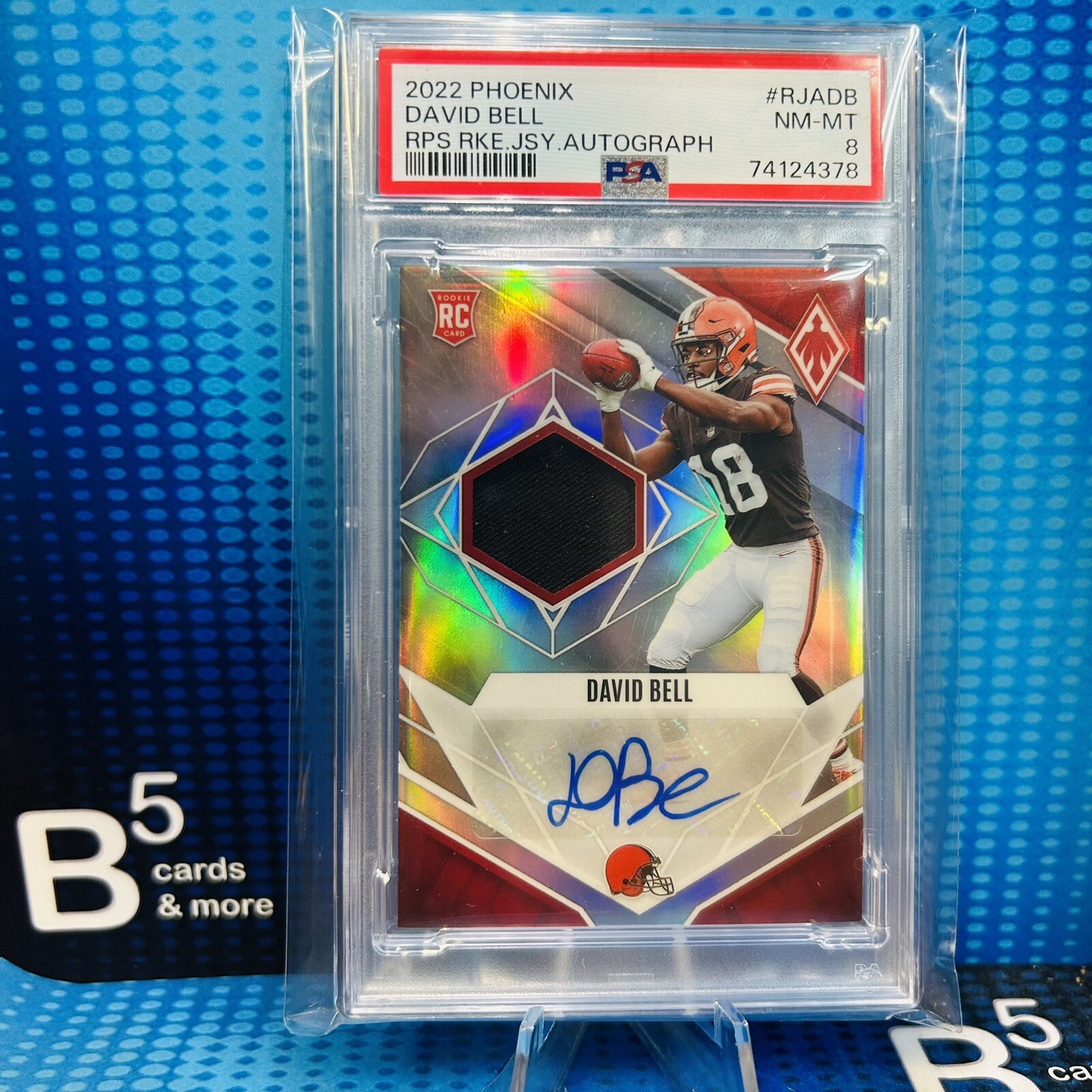 David Bell Panini Phoenix Rps Rookie Jersey Autograph #RJADB Base