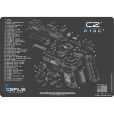 For CZ P 10 C Armorers Cleaning Mat Cerus Gear PREMIUM Made In USA