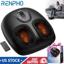 RENPHO Foot Massager Machine with Heat Shiatsu Deep Kneading for Neuropathy Gift