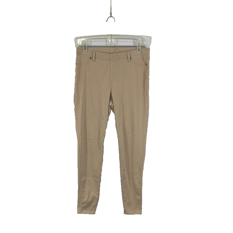 Time and Tru Womens Beige High Rise Skinny Ankle Pants Size L 12-14