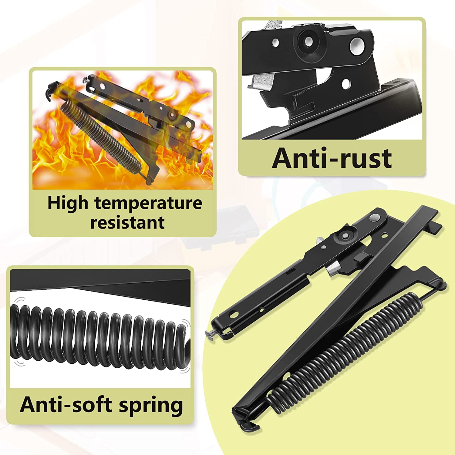 HPUY PC020009 PC020007 Range Oven Door Hinge Assy for Viking Replaces