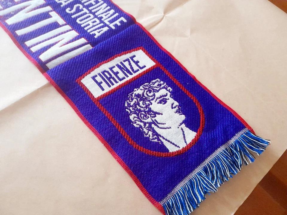 Sciarpa calcio CREMONESE vs FIORENTINA ( 2022/23 ) Coppa Italia/Semifinale - Immagine 3 di 3