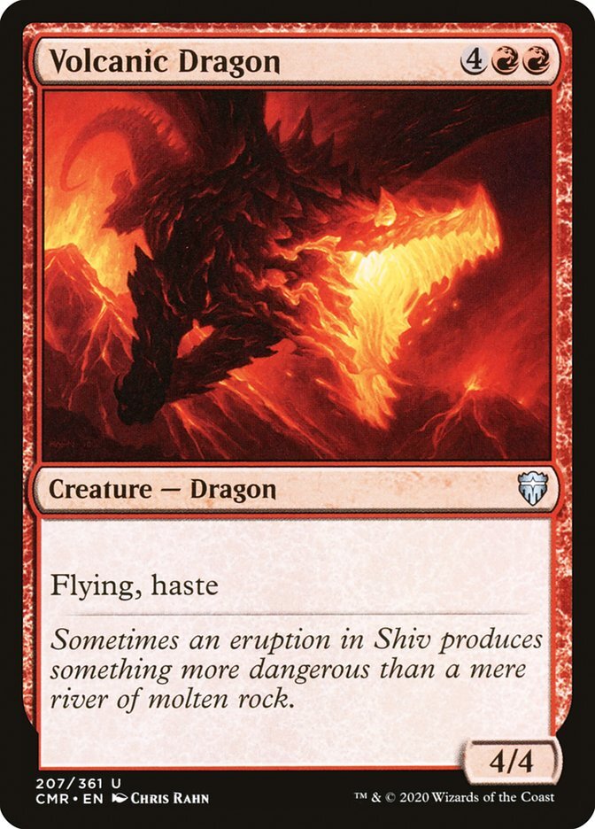 MTG Magic the Gathering Volcanic Dragon (207/794) Commander