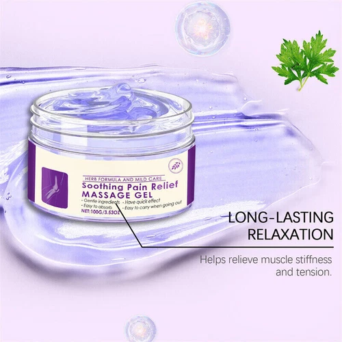 Kresin Joint Pain Gel Purple Gel, Kresin Soothing Pain Massage Gel Neck 100g 1-5 - Picture 11 of 17