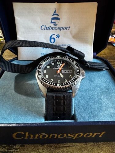 Vintage Chronosport Sea Quartz 1000 Diver – Full Set – Day-Date – SUPER RARE - Picture 13 of 13