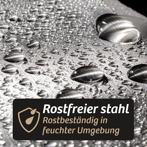 Creatyi Edelstahl-Schrankstangenhalterungen – 8 Stück, Für 3,8 Cm (1 1/4 Zoll) Stangen, Bis 100 Kg Pro Halterung