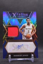 Herbert Jones #XFS-HBJ 2022-23 Panini Select X-Factor Signatures Blue SN/49