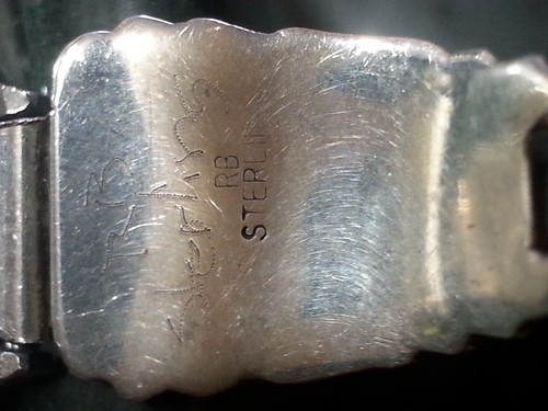 PUNTE OROLOGIO ARGENTO STERLING E TURCHESE DI ROBERT BECENTI - Foto 4 di 8