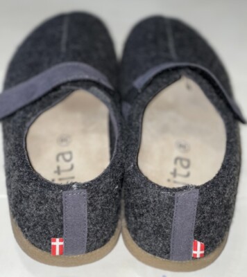 Sanita Slate Boiled Wool Strap Varde Comfort Casual Unisex  display picture 1