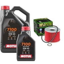 CB750 Dohc KZ Oil and Filter Kit Motul 7100 10w40 5L Honda CB 750 1980