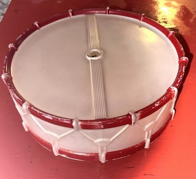 Vintage Glass Toy Drum Ceiling Shade 10 D  4 Restoration -No Glass Chips/Cracks