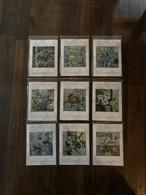 COMPLETE Set 9 McKenna Ryan Faith Hope Love Quilt Patterns Pine Needles UNCUT - Image 1 of 3