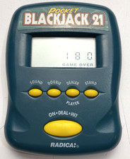 Radica Handheld Electronic Blackjack Game Vin...