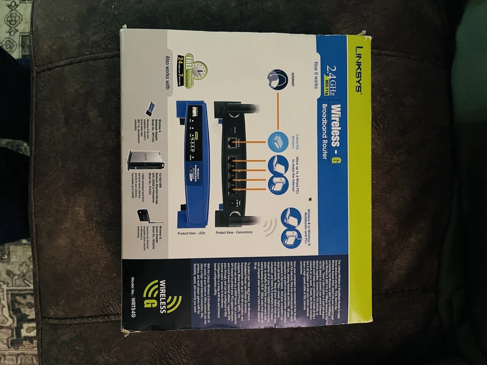 Linksys WRT54G Wireless-G Broadband Router 2.4 GHz - Image 4 of 4