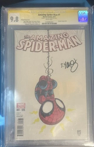 Amazing Spider-Man #1  Variant Signed By Skottie Young CGC 9.8