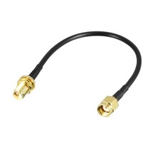 Antenna Extension Cable RP-SMA Male to RP-SMA Female Low Loss RG174 6 inch