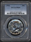 1964  PCGS PR 69 KENNEDY HALF DOLLAR ~ 90% SILVER ~ 1c START