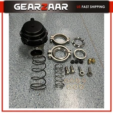 For Tial 44mm External Wastegate MVR V-Band Flange Turbo Black