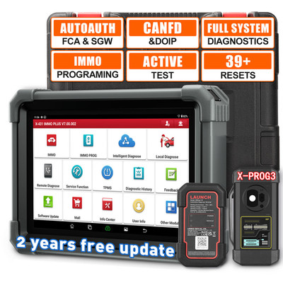LAUNCH X431 IMMO ELITE PLUS Programmier IMMO KFZ OBD2 Diagnosegerät mit CANFD