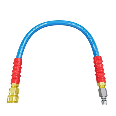 #ad 2ft Pressure Washer Whip Hose 3 8quot; 4800 PSI with Quick Connect Ends and Adap... $35.43