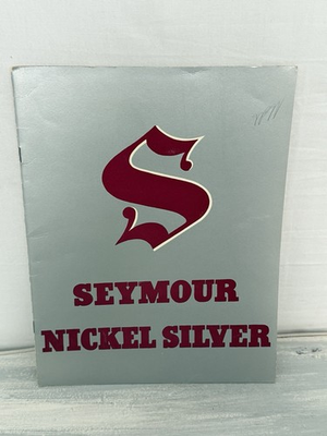 #ad Vintage Seymour Manufacturing Company Nickel Silver Brochure Magazine $13.98