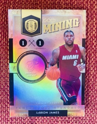 2010-11 Panini Gold Standard Gold Mining /299 LeBron James #20 Heat